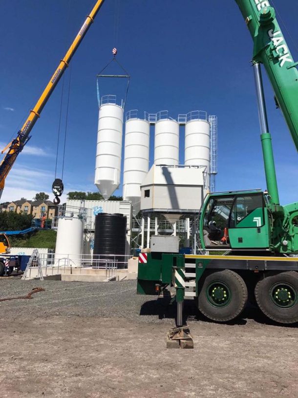 Silo Installation Day